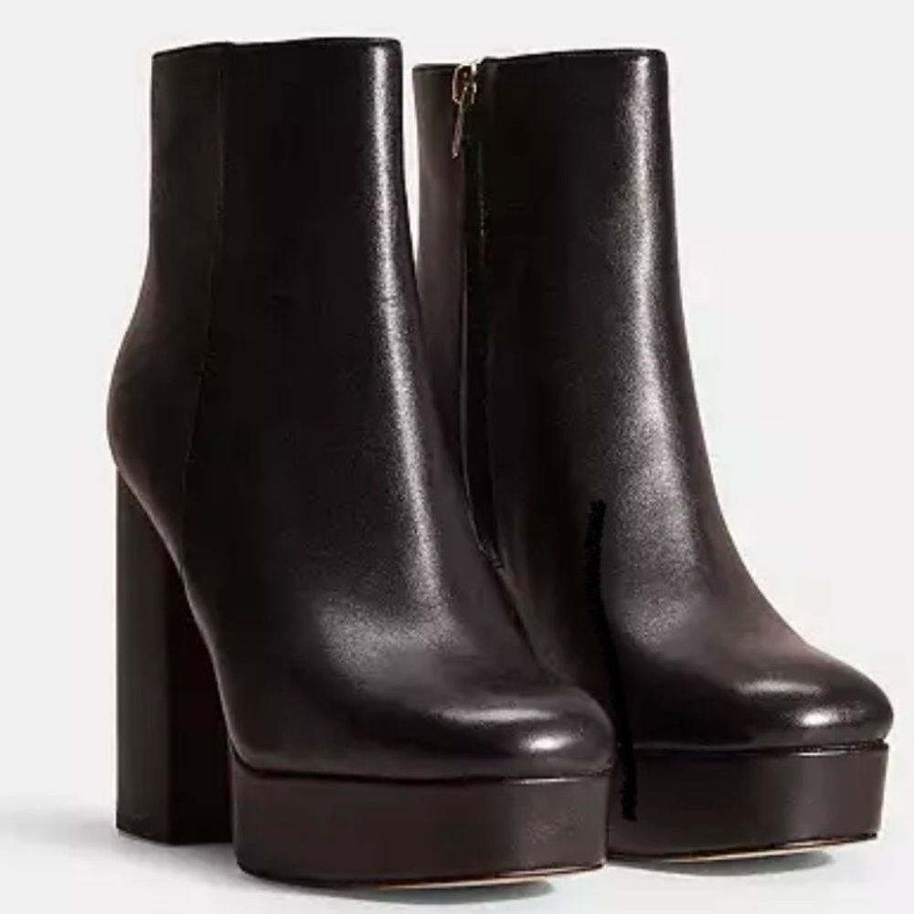 Couch high heel booties 8.5